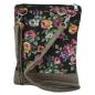Preview: Handtasche Canvas Crossbag Blume Schwarz Bunt